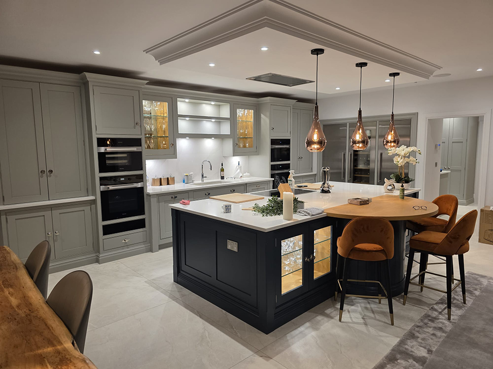 Hand painted kitchen Prestbury