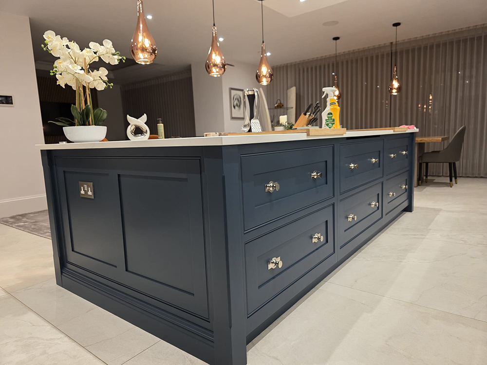 Painting kitchen units Prestbury